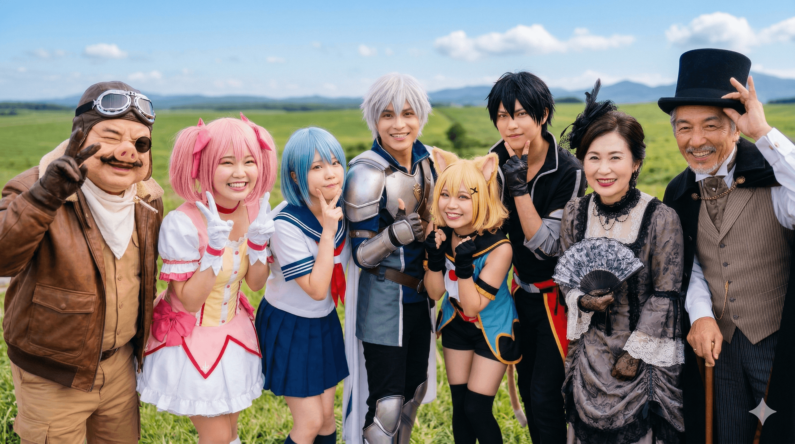 COSMAで活躍するコスプレイヤーたち